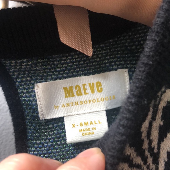 Maeve by Anthropologie jacquard sweater tee - Picture 8 of 8